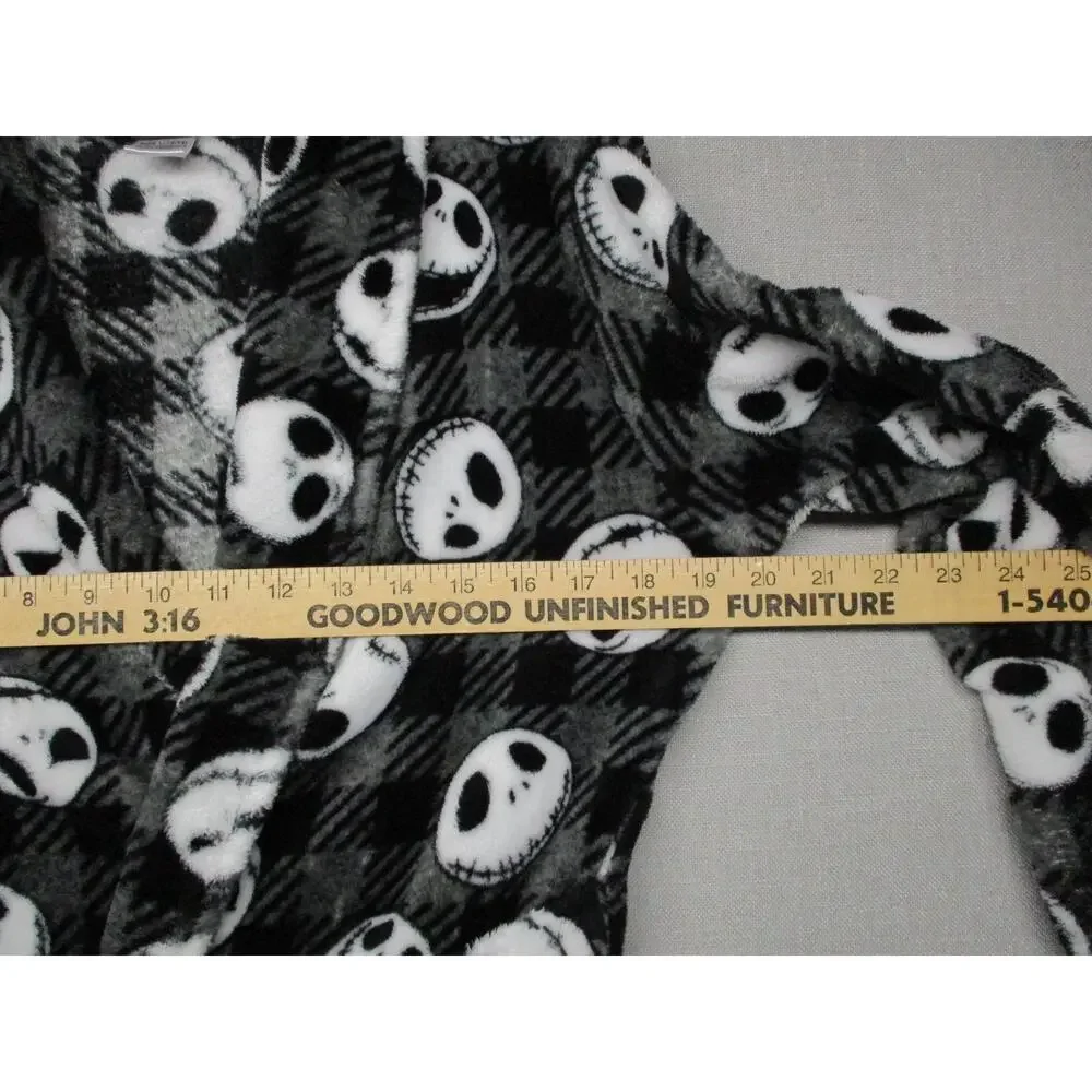 Disney Black Patterned Trendy Cozy Patterned Robe Size‎ Large 12/14